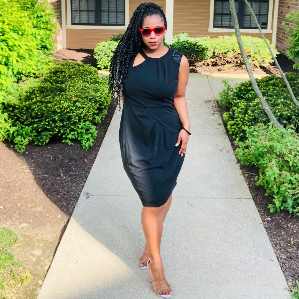 CITY CHIC BACK DRESS